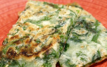 セリのチヂミ